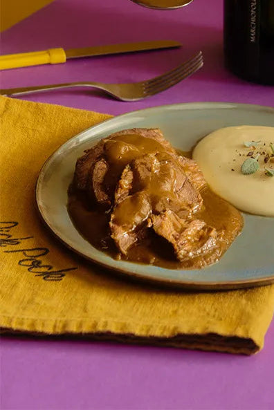 Beef Cheek Braised in Red Wine