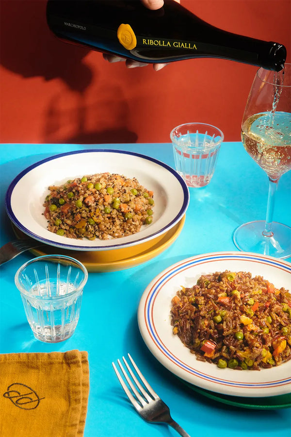 Tasty Farro and Quinoa with Seasonal Vegetable Garden